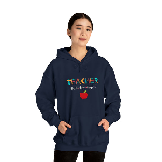 Teacher Love unisex Heavy Blend™ Hooded Sweatshirt