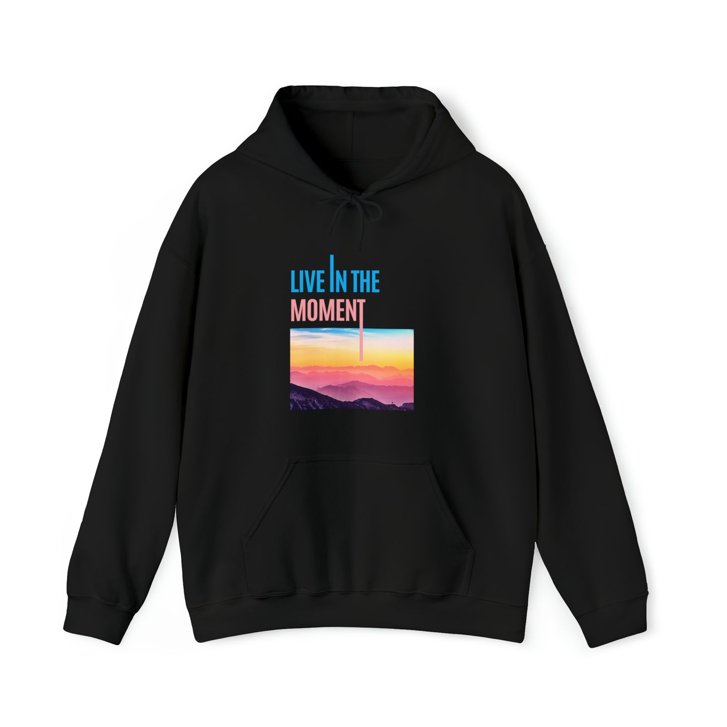 Live in the Moment Unisex Heavy Blend Hooded Sweatshirt