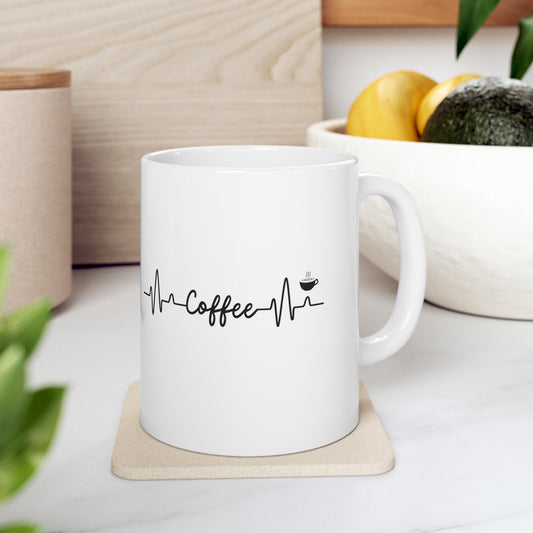 Coffee lifeline Ceramic Mug 11oz