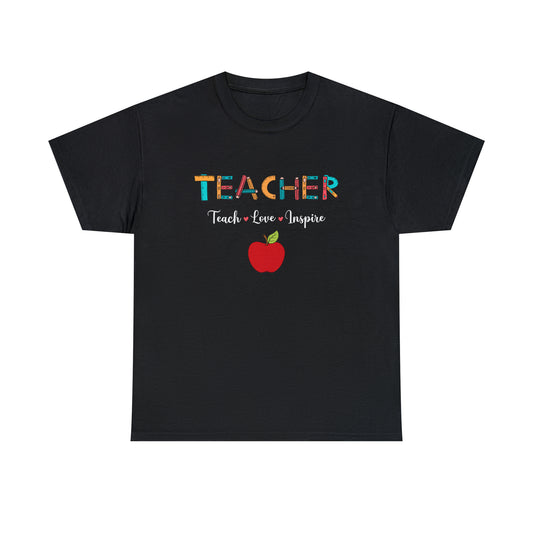 Teacher Love Unisex Heavy Cotton Tee