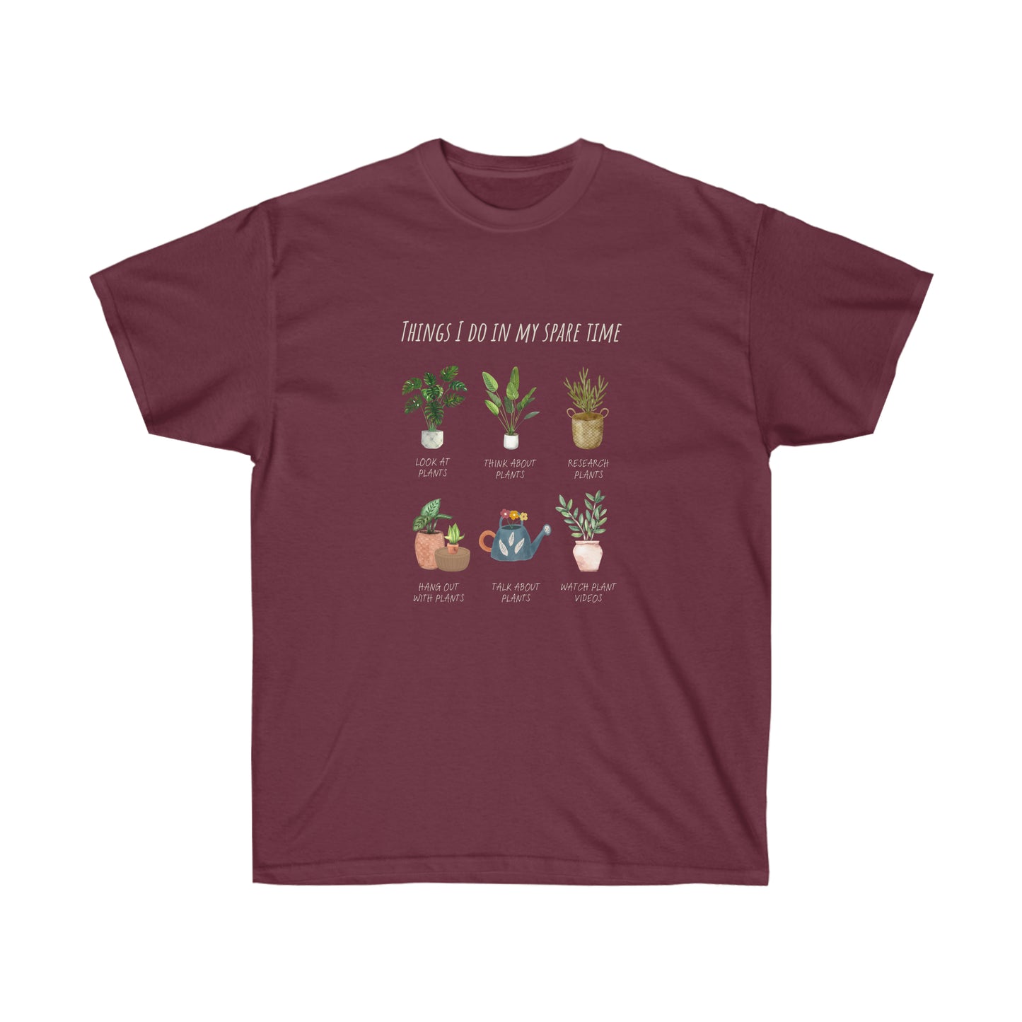 Spare time plant Ultra Cotton Tee