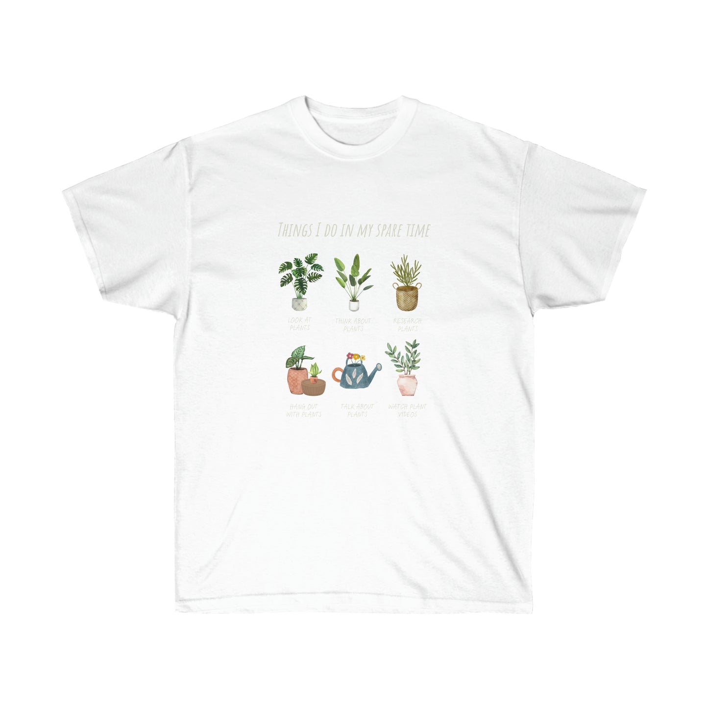 Spare time plant Ultra Cotton Tee