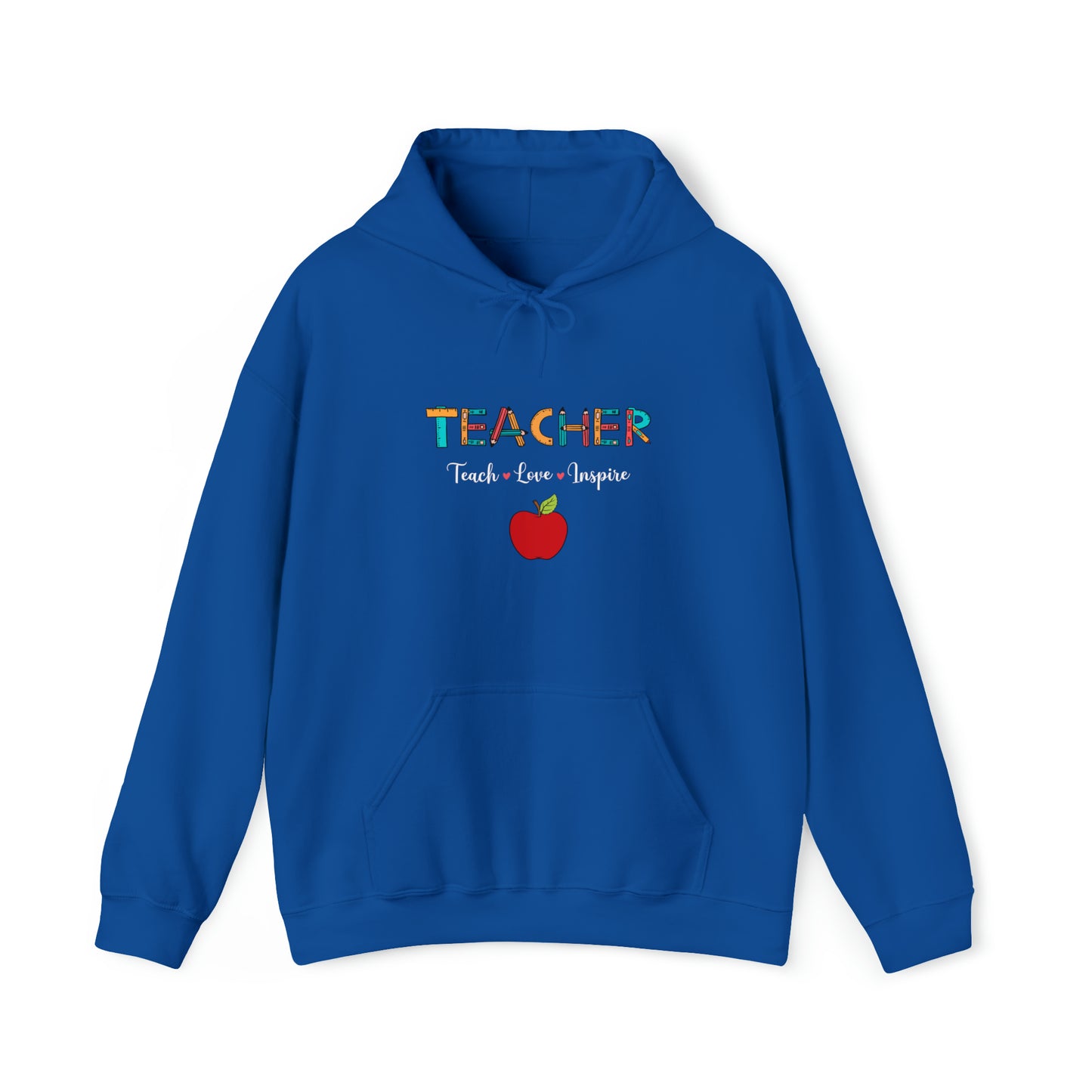 Teacher Love unisex Heavy Blend™ Hooded Sweatshirt