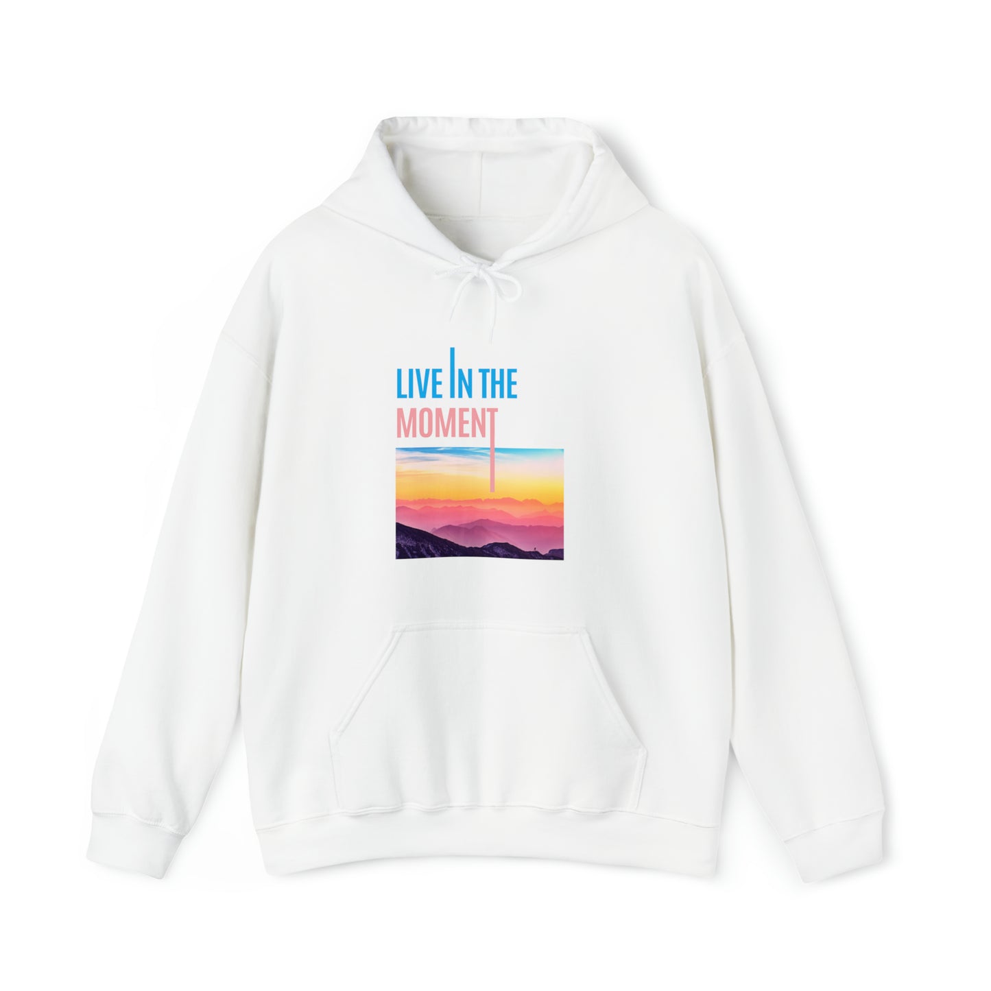 Live in the Moment Unisex Heavy Blend Hooded Sweatshirt