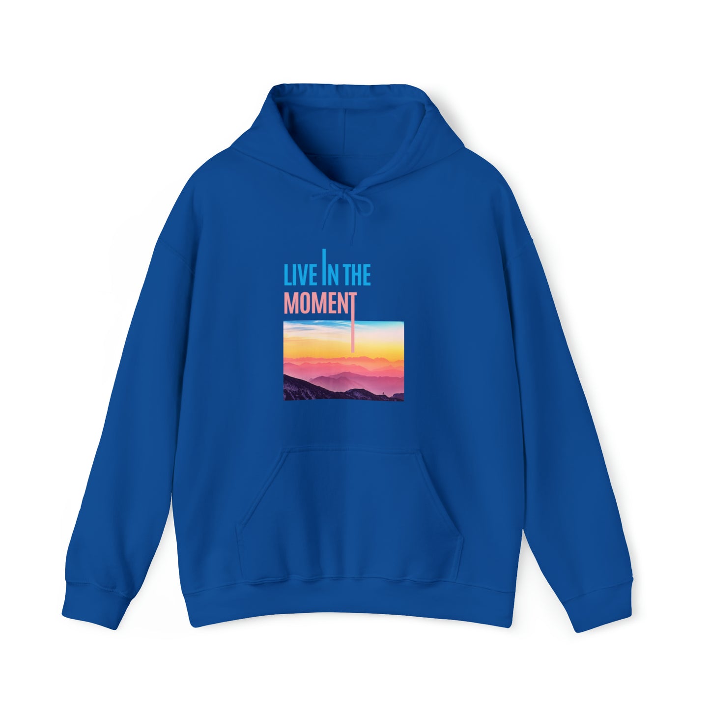 Live in the Moment Unisex Heavy Blend Hooded Sweatshirt