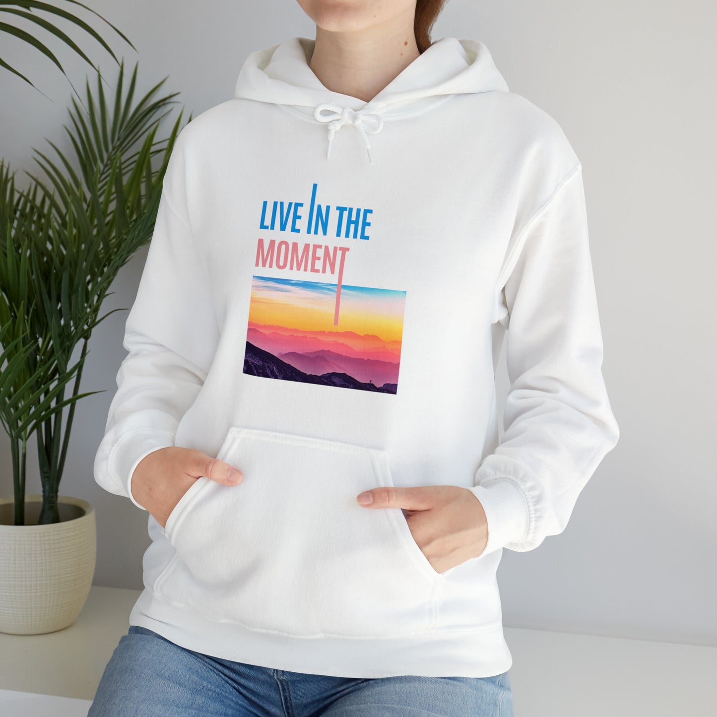 Live in the Moment Unisex Heavy Blend Hooded Sweatshirt